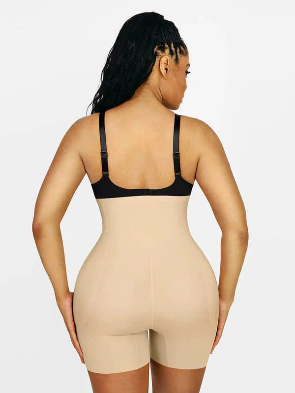 CurvyPower | UK Waist Trainer High Waist Trainer Shaping Short Butt Lift with Removable Hip Pads