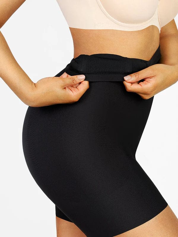 CurvyPower | UK Waist Trainer High Waist Trainer Shaping Short Butt Lift with Removable Hip Pads