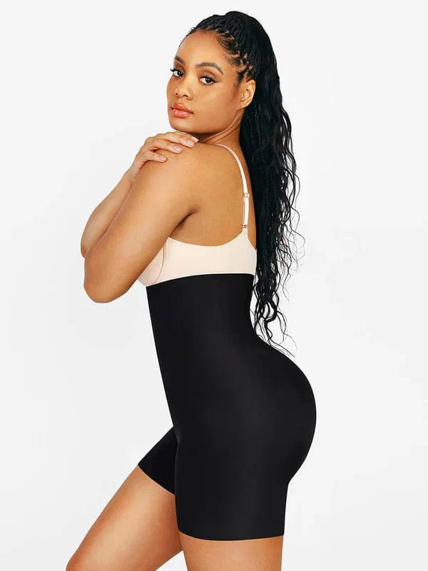 CurvyPower | UK Waist Trainer High Waist Trainer Shaping Short Butt Lift with Removable Hip Pads