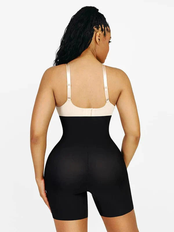CurvyPower | UK Waist Trainer High Waist Trainer Shaping Short Butt Lift with Removable Hip Pads