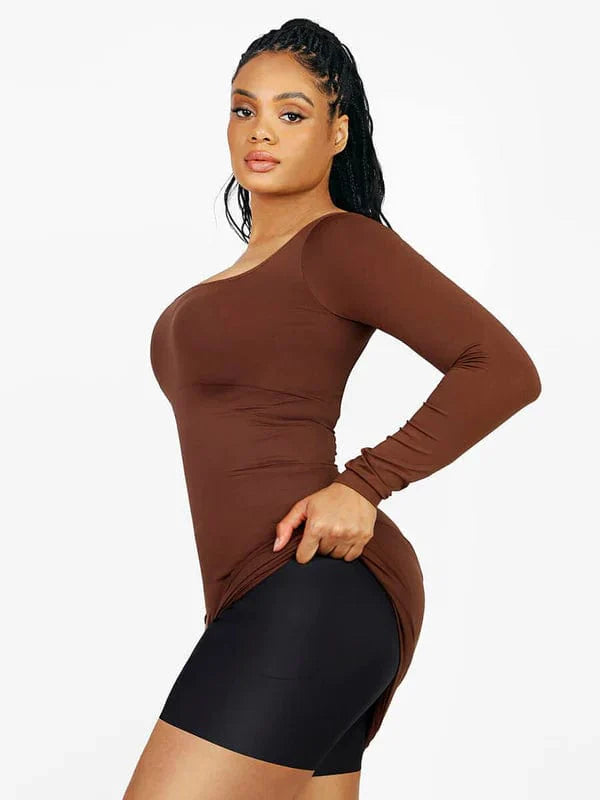 CurvyPower | UK Waist Trainer High Waist Trainer Shaping Short Butt Lift with Removable Hip Pads