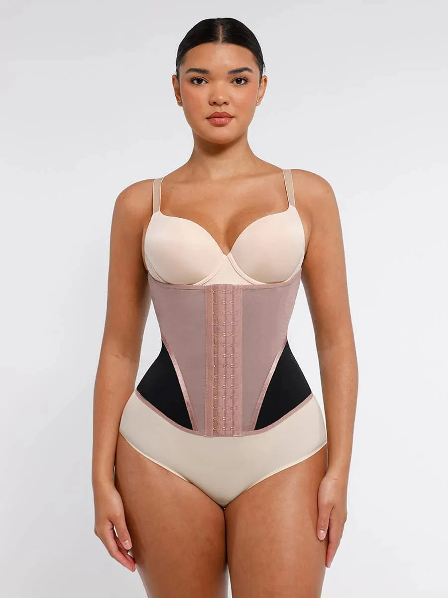 CurvyPower | UK Waist Trainer Rose Gold / S Lace Waist Trainer Shapewear Corset