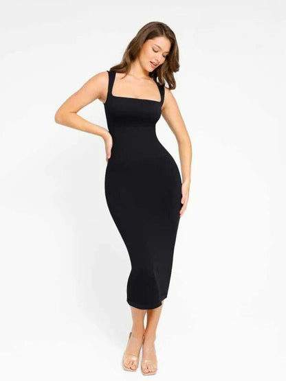 CurvyPower | UK Bodycon Black / XXS Seamless 360° Waist Control Long Shaping Bodycon