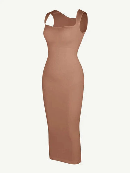 CurvyPower | UK Bodycon Seamless 360° Waist Control Long Shaping Bodycon