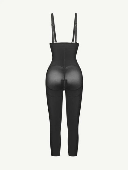 CurvyPower | UK bodysuit Adjustable Straps Open-Bust Tummy Control Shapewear Bodysuit
