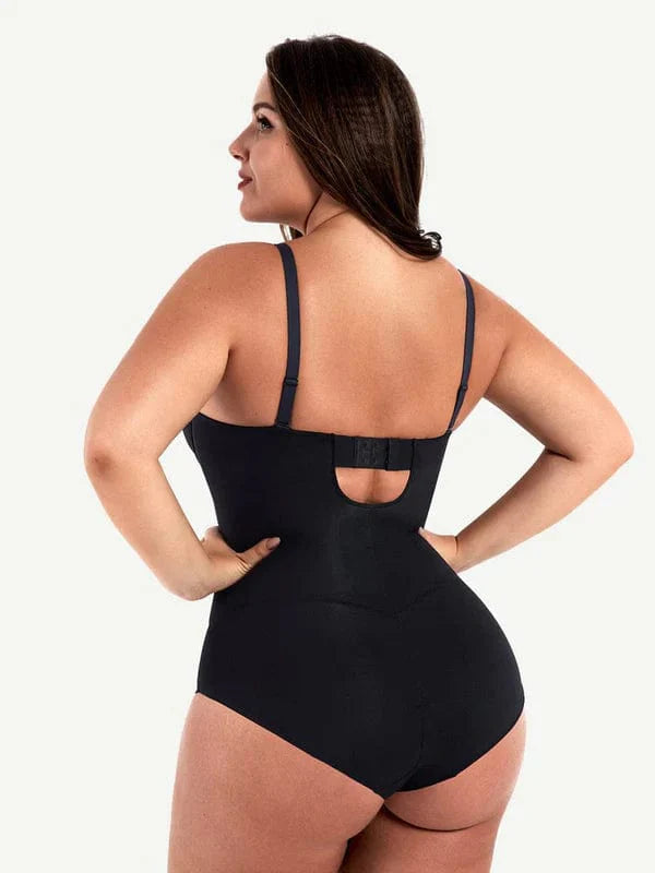 CurvyPower | UK bodysuit Bust Capped Shapewear Tummy Control Bodysuit