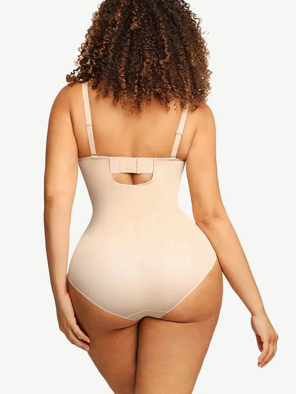 CurvyPower | UK bodysuit Bust Capped Shapewear Tummy Control Bodysuit