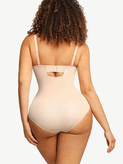 CurvyPower | UK bodysuit Bust Capped Shapewear Tummy Control Bodysuit