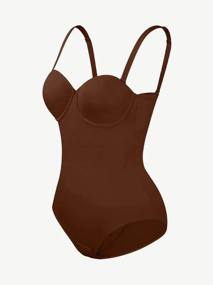 CurvyPower | UK bodysuit Bust Capped Shapewear Tummy Control Bodysuit