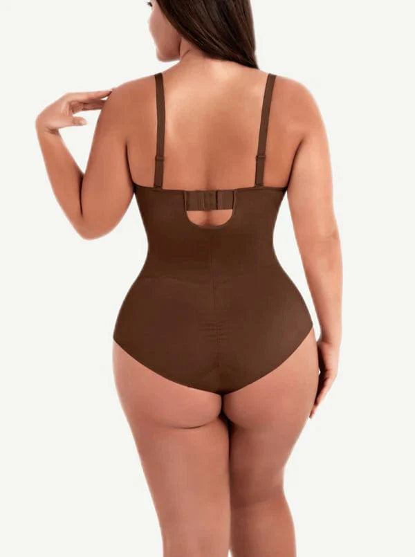 CurvyPower | UK bodysuit Bust Capped Shapewear Tummy Control Bodysuit