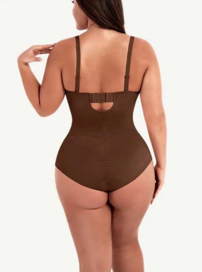 CurvyPower | UK bodysuit Bust Capped Shapewear Tummy Control Bodysuit