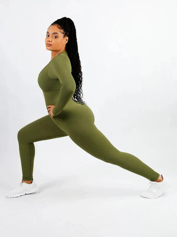CurvyPower | UK bodysuit Full Body Deep V High Elastic Shaping Bodysuit