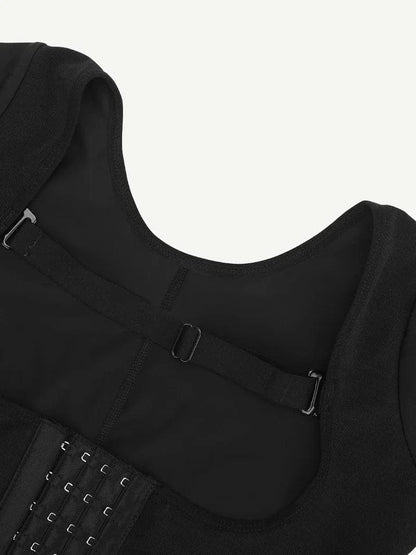 CurvyPower | UK bodysuit Long Sleeve Shapewear Bodysuit with U-Shape Post-Surgical Bust Support