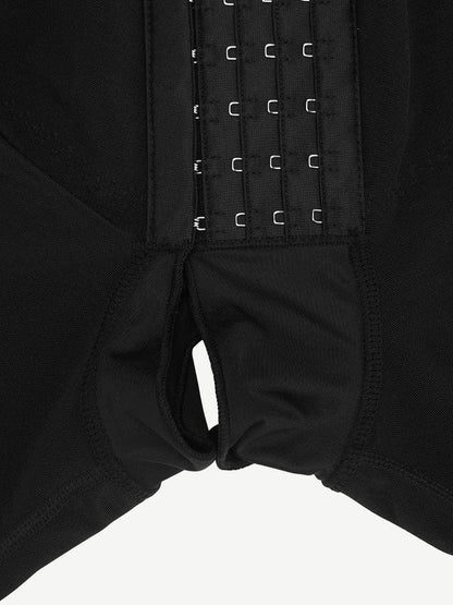 CurvyPower | UK bodysuit Long Sleeve Shapewear Bodysuit with U-Shape Post-Surgical Bust Support