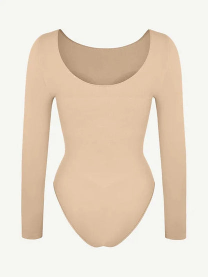 CurvyPower | UK bodysuit Long Sleeve Shapewear Tummy Control Bodysuit