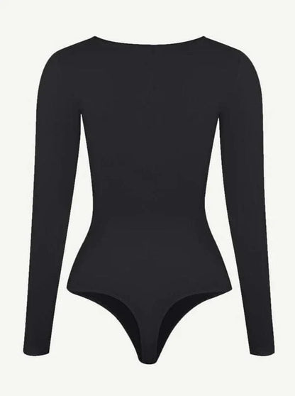 CurvyPower | UK bodysuit Long Sleeve Slimming Shapewear Bodysuit