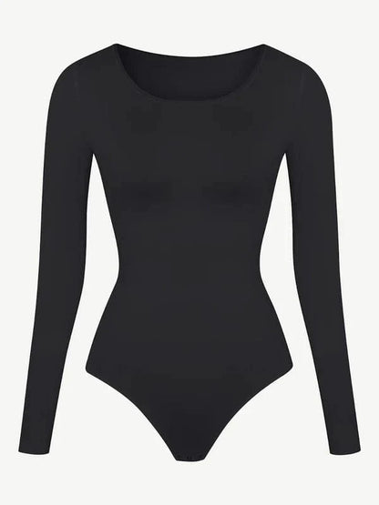 CurvyPower | UK bodysuit Long Sleeve Slimming Shapewear Bodysuit