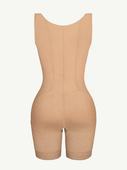 CurvyPower | UK bodysuit Open Bust Compression Bodysuit with Steel Boning for Women’s Tummy Control