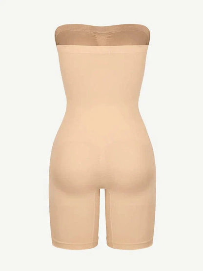 CurvyPower | UK bodysuit Sculpting Seamless Tummy Control Strapless Shapewear Bodysuit