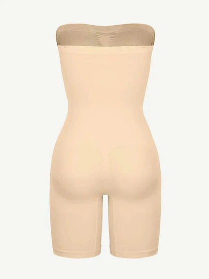 CurvyPower | UK bodysuit Sculpting Seamless Tummy Control Strapless Shapewear Bodysuit