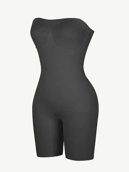 CurvyPower | UK bodysuit Sculpting Seamless Tummy Control Strapless Shapewear Bodysuit