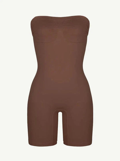 CurvyPower | UK bodysuit Sculpting Seamless Tummy Control Strapless Shapewear Bodysuit