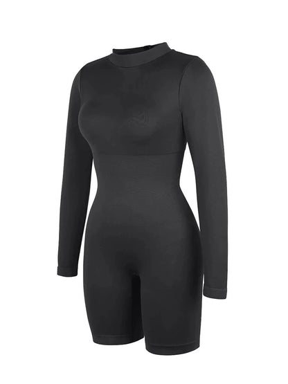 CurvyPower | UK bodysuit Seamless Body Sculpting Tummy Control Shapewear Bodysuit with Removable Cups