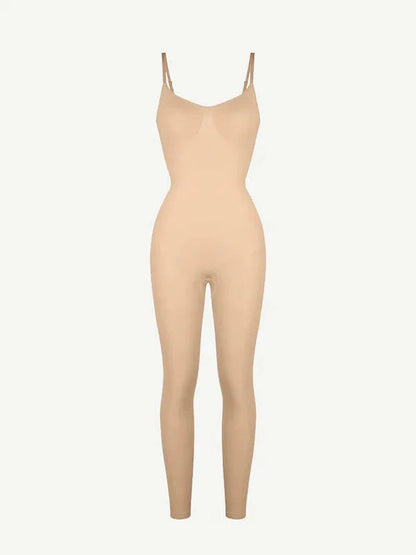 CurvyPower | UK bodysuit Seamless Bodysuit with Breast Support and Waist-to-Abdomen Shaping