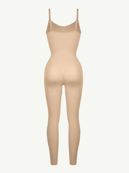 CurvyPower | UK bodysuit Seamless Bodysuit with Breast Support and Waist-to-Abdomen Shaping