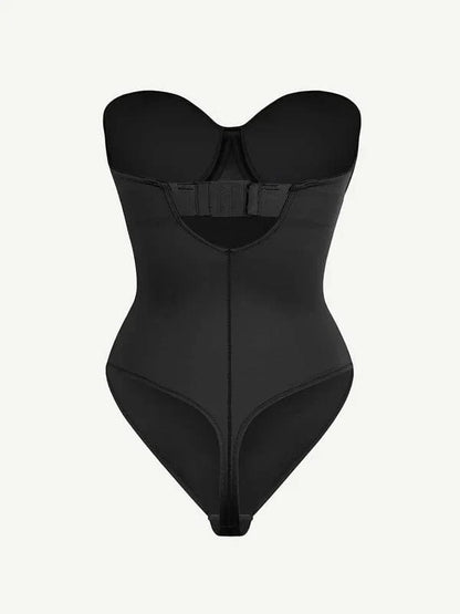 CurvyPower | UK bodysuit Strapless Underwire One-Piece Tummy Control Bodysuit Shapewear