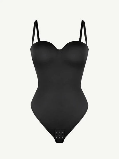 CurvyPower | UK bodysuit Strapless Underwire One-Piece Tummy Control Bodysuit Shapewear