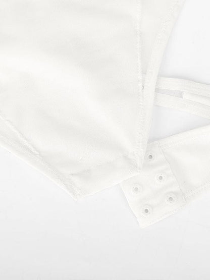 CurvyPower | UK bodysuit Tummy Control Lace Shapewear Bodysuit
