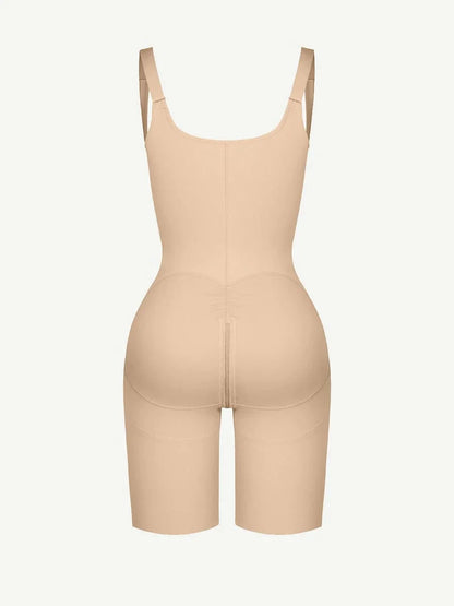 CurvyPower | UK bodysuit U Shaped Open Bust Tummy Control Shapewear Bodysuit