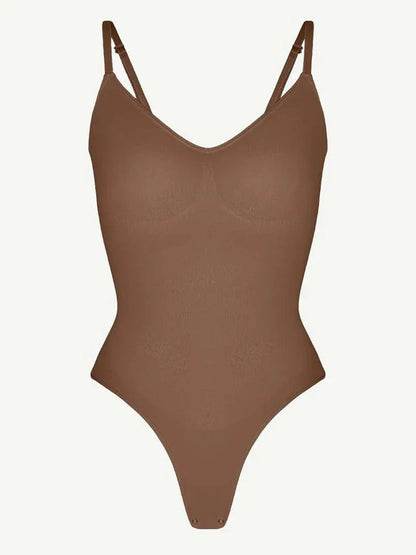 CurvyPower | UK bodysuit Women Seamless Thong Shaping Bodysuit