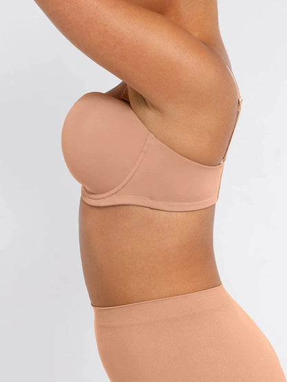 CurvyPower | UK Bra Push-Up Underwire Strapless Bra