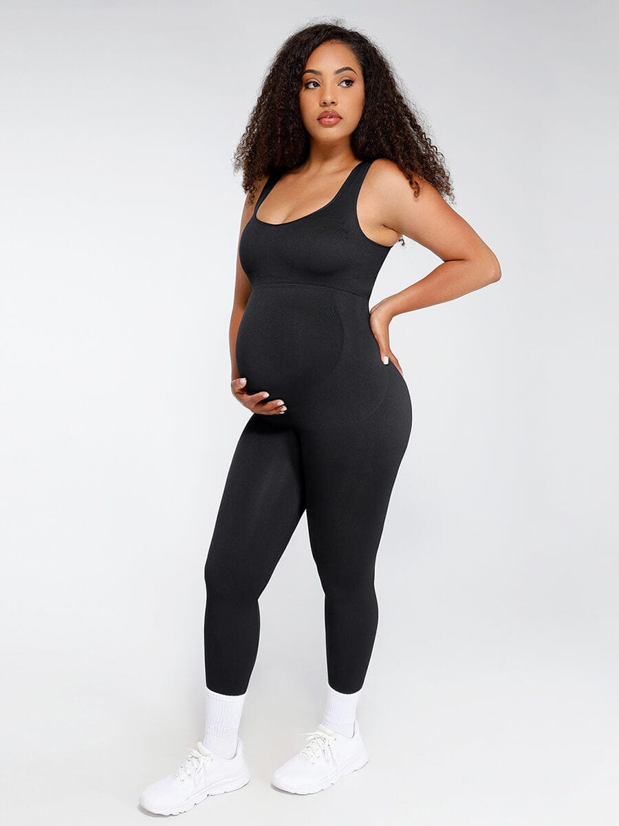 CurvyPower | UK Jumpsuit Black / XS/S Maternity Shaping Jumpsuit For Abdominal and Back Support