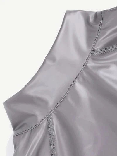 CurvyPower | UK Jumpsuit Long Sleeve Shaping Sauna Suit with Front Zipper