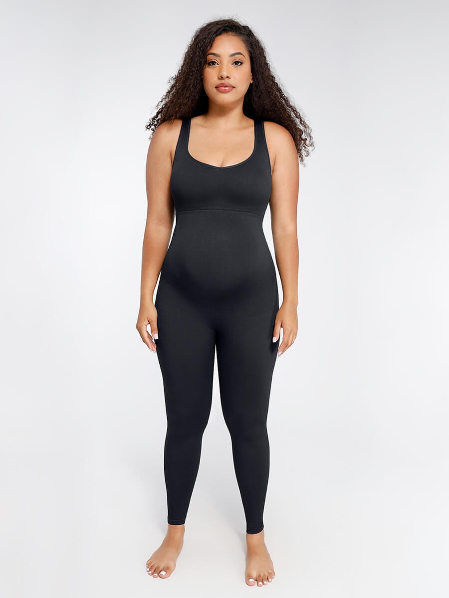 CurvyPower | UK Jumpsuit Maternity Shaping Jumpsuit For Abdominal and Back Support