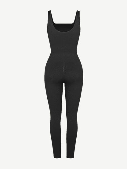 CurvyPower Jumpsuit Shapewear Slimming Jumpsuit With Square Neck U-Shaped Back