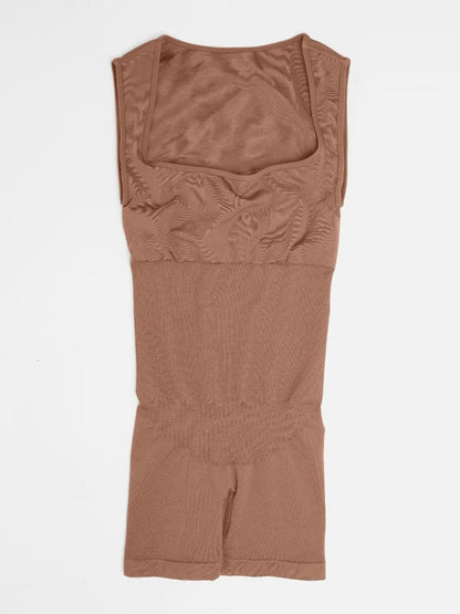 CurvyPower | UK Jumpsuit Square Neck Tummy Control Shaping Jumpsuit