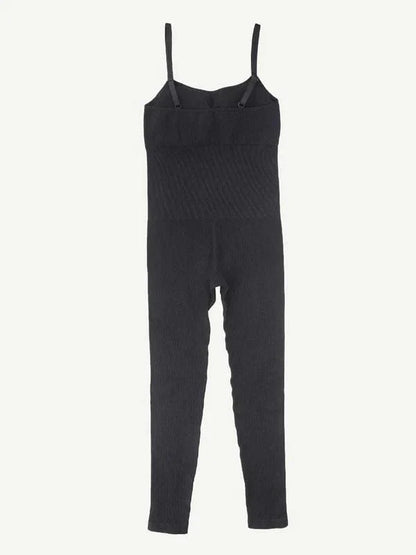 CurvyPower | UK Jumpsuit Tummy Control Shaper Jumpsuit with Removable Pads