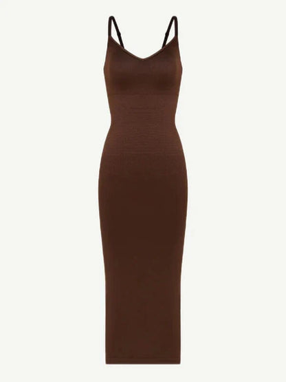 CurvyPower | UK Maxi Dress Shaper Maxi Dress with Spaghetti Strap