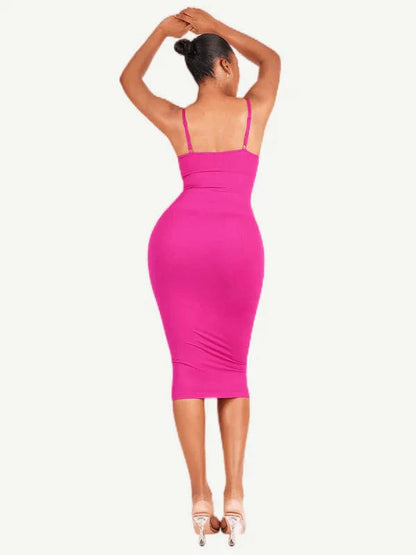 CurvyPower | UK Maxi Dress Shaper Maxi Dress with Spaghetti Strap