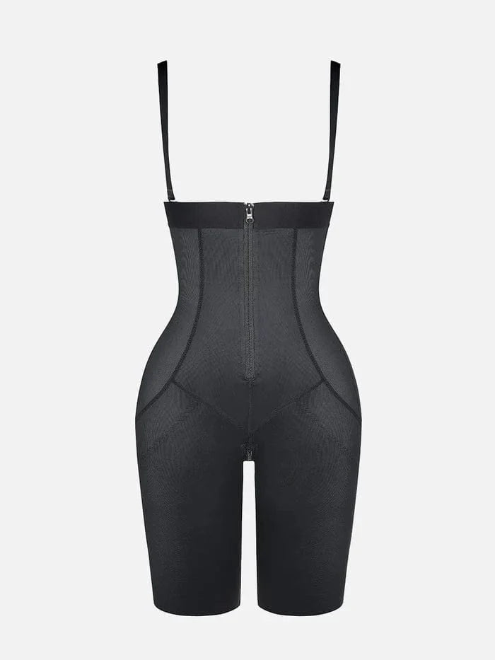CurvyPower | UK shaper short Waist Trainer Shaper Shorts with Removable Shoulder Straps