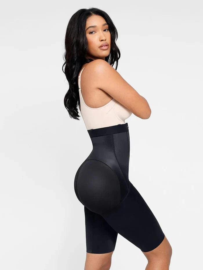 CurvyPower | UK shaper short Waist Trainer Shaper Shorts with Removable Shoulder Straps