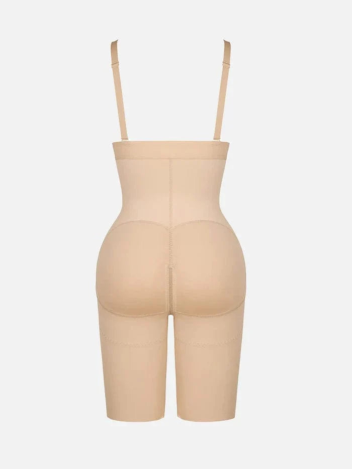 CurvyPower | UK shaper short Waist Trainer Shaper Shorts with Removable Shoulder Straps