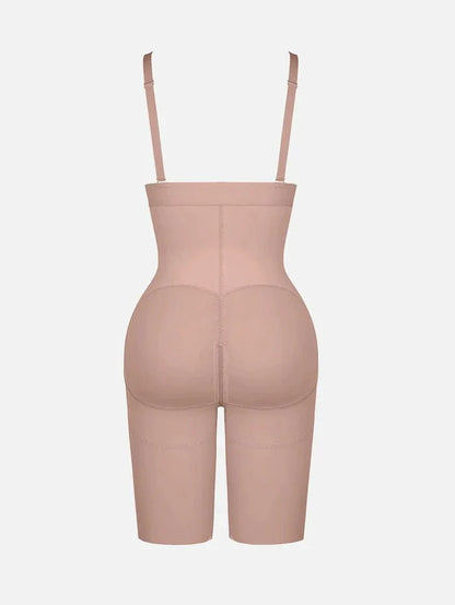 CurvyPower | UK shaper short Waist Trainer Shaper Shorts with Removable Shoulder Straps