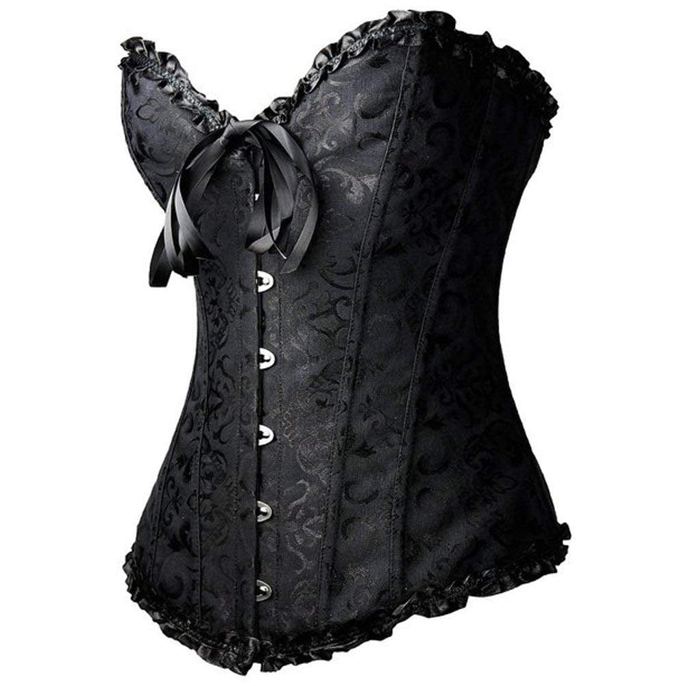 CurvyPower | UK Shapewear Women's Retro Cross Border Jacquard Belly and Breast Shaper Corset