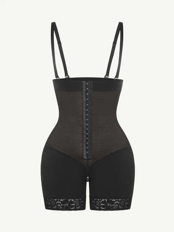 CurvyPower | UK Waist Trainer Elegant Lace Waist Trainer Compression Shapewear Shorts