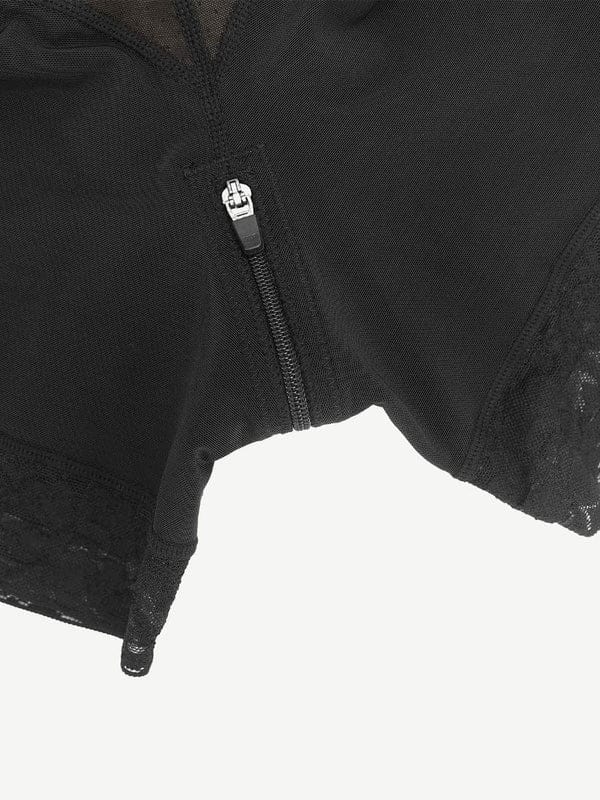CurvyPower | UK Waist Trainer Elegant Lace Waist Trainer Compression Shapewear Shorts